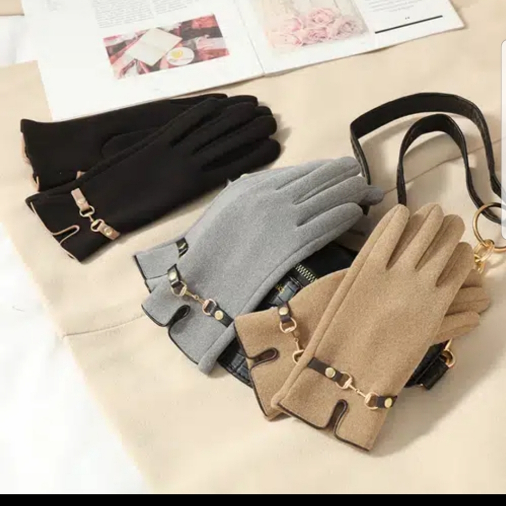 Womens Winter Warm Gloves With Sensitive Touch Screen Finger